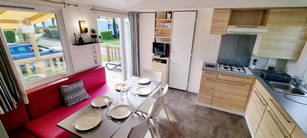 Mobil-Home 6 Personnes - Bretagne - Piscine - Plage Trégunc Dış mekan fotoğraf