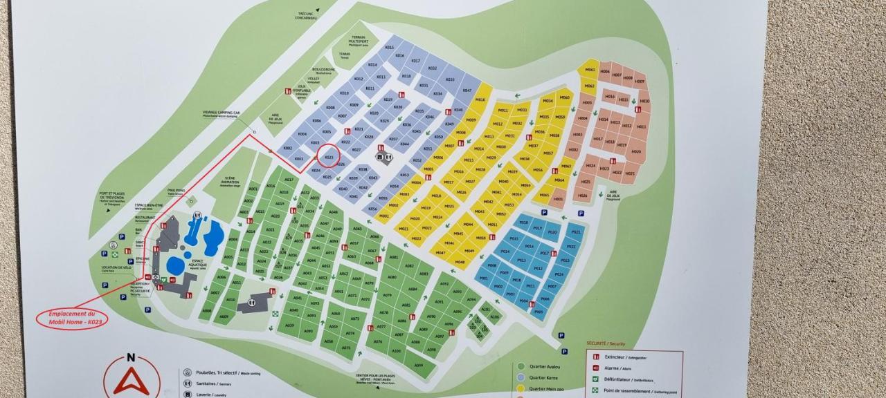 Mobil-Home 6 Personnes - Bretagne - Piscine - Plage Trégunc Dış mekan fotoğraf